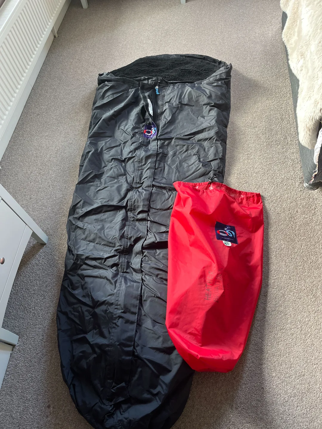 Ocean Sleepwear mummy bag black Reg