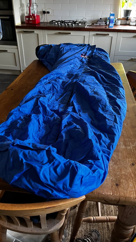 Ocean Sleepwear mummy bag (regular) blue