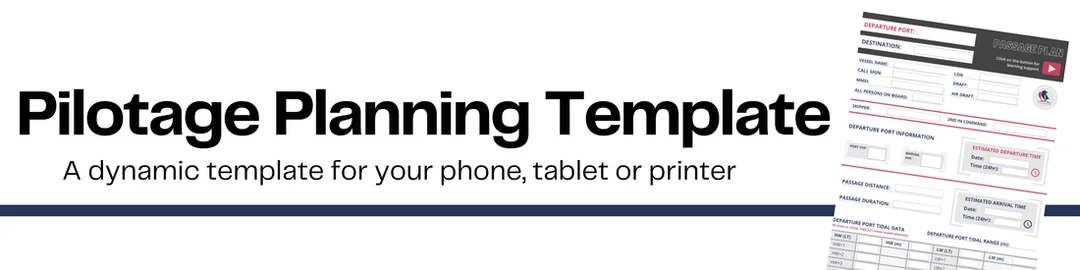 Pilotage Planning Template PDF