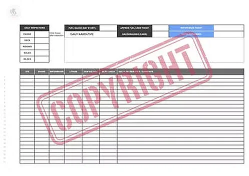 A3 Logbook Template Page 2 