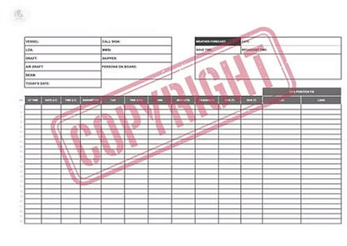 A3 Logbook Template Page 1